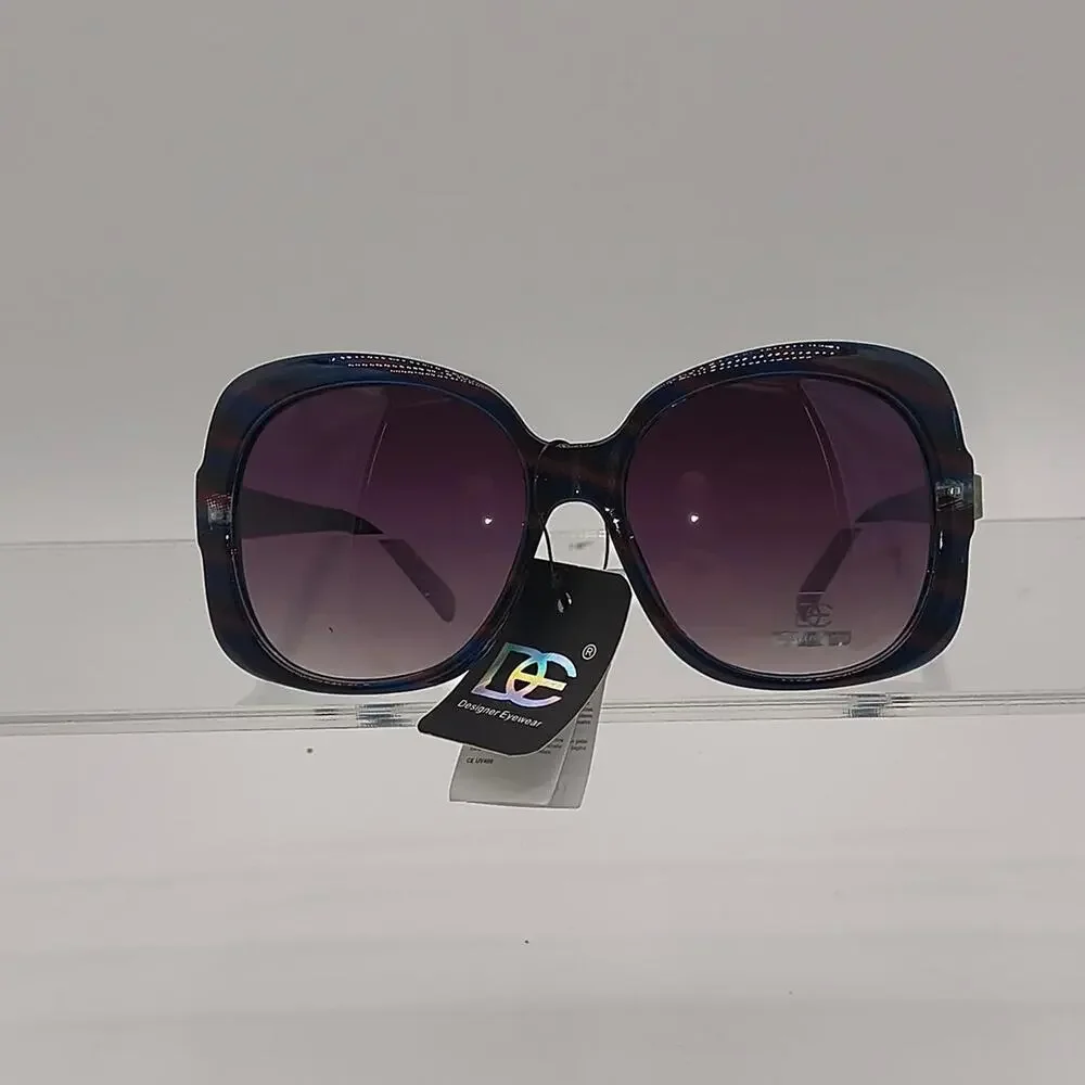 Designer inspired sunglasses in navy